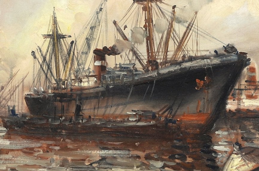 Foto 2 van Wim Bos (1906–1974) – Groot Rotterdams havengezicht