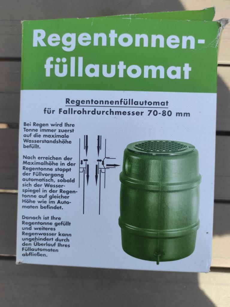 Nieuwe regenton vulautomaat voor regenpijp 70-80 mm, 150 liter of meer, Ophalen of Verzenden, Nieuw
