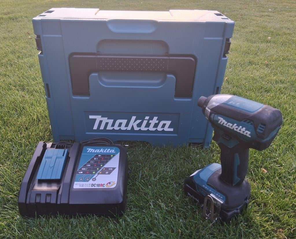 Makita DTD153 set in Mbox | Brushless | 18V LXT, Ophalen of Verzenden, Zo goed als nieuw, Boor- en Schroefmachine