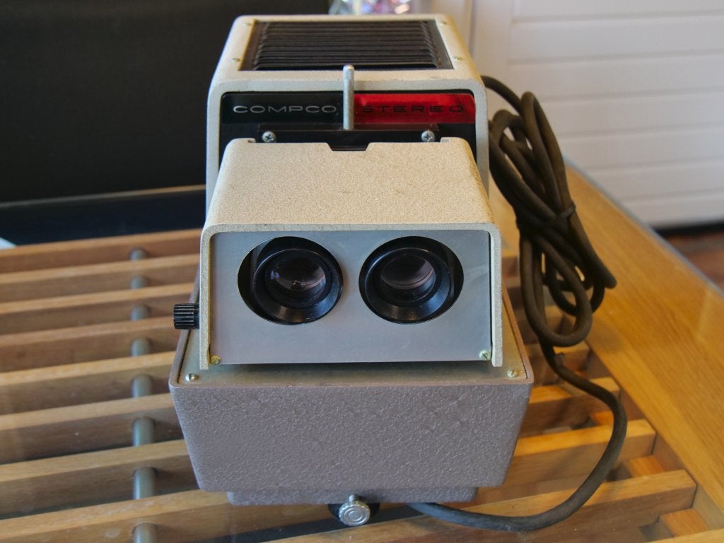 Vintage Compco 500 Stereo Projector, Ophalen of Verzenden, Gebruikt
