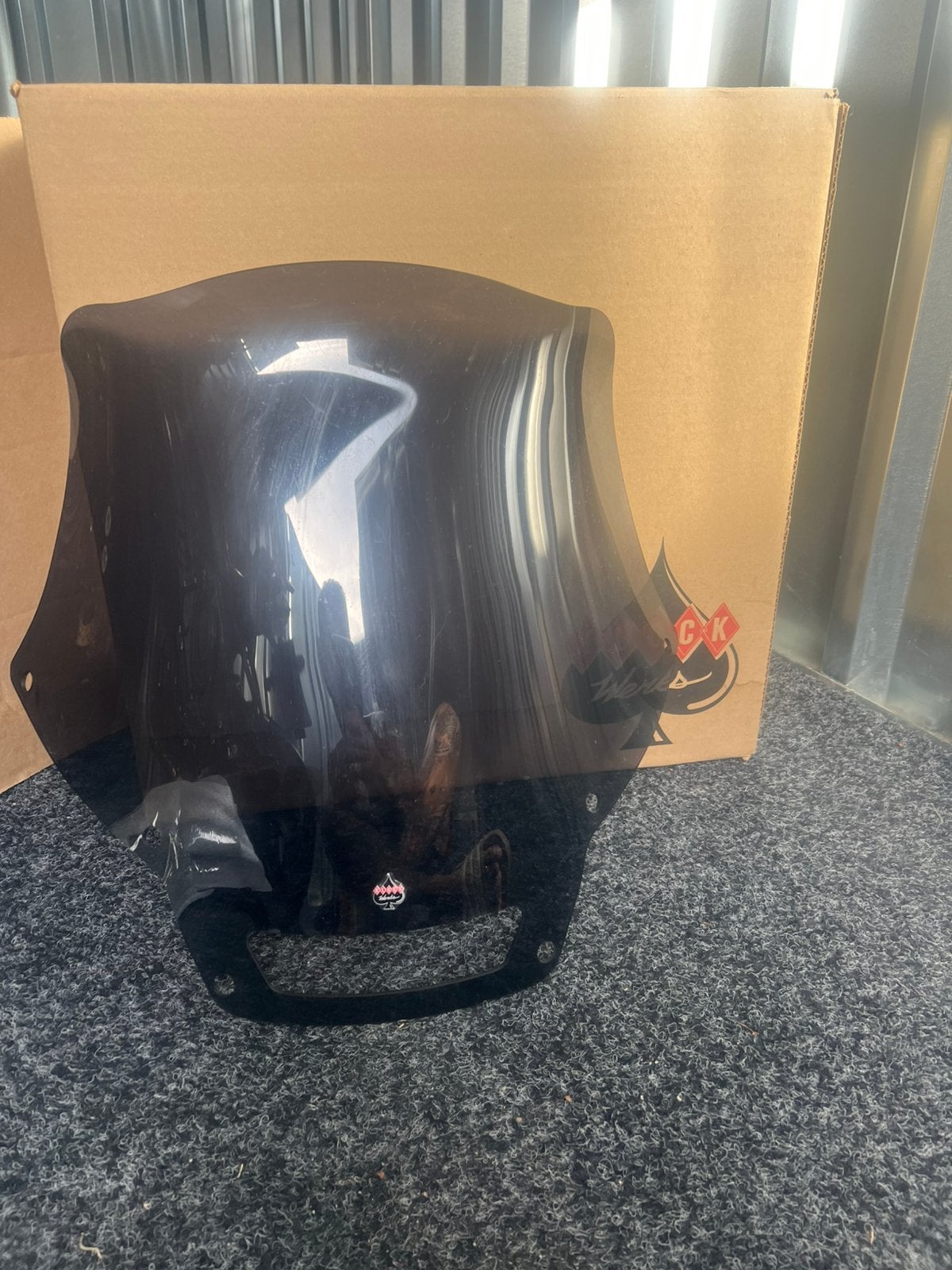 Klock werks 10 inch windscherm lowrider st, Motoren, Ophalen, Gebruikt