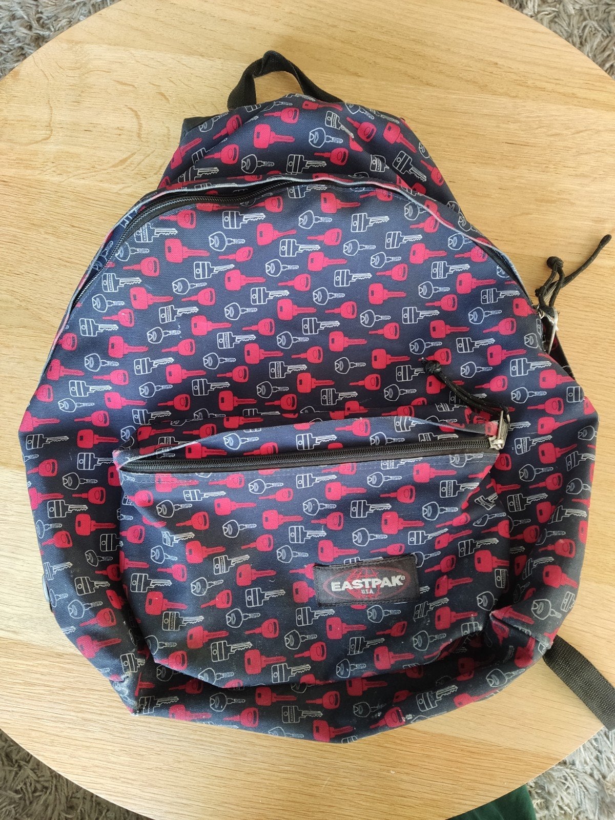 Eastpak rugtas met sleutelprint - ideaal voor school, Ophalen of Verzenden
