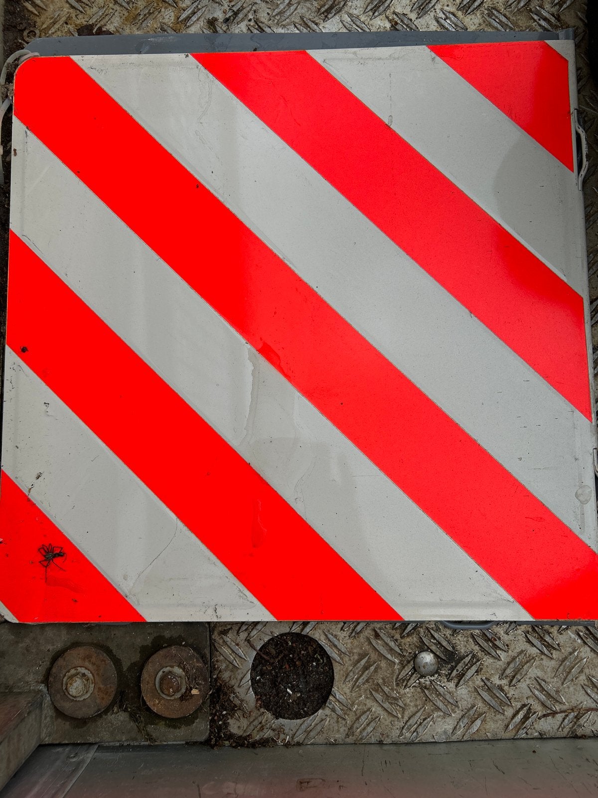 4 stuks Reflecterend waarschuwingsbord voor voertuigen, Ophalen of Verzenden, Gebruikt