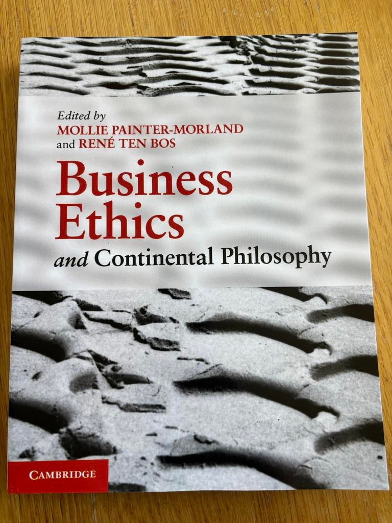 Business Ethics and Continental Philosophy - Studieboek, Ophalen of Verzenden, Gamma, Zo goed als nieuw, Niet van toepassing