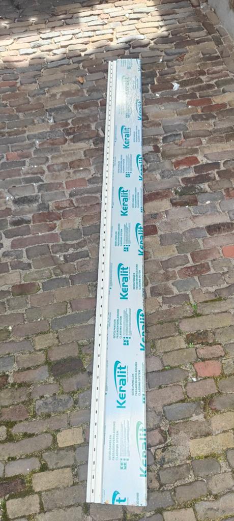 Keralit Sponning delen 143 mm kleur 9016, Doe-het-zelf en Verbouw, Platen en Panelen, Ophalen, Nieuw