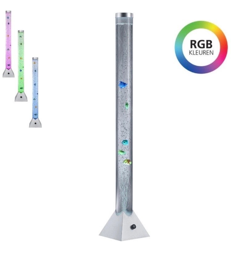 LED Bellenlamp met Vissen - Sfeervolle Decoratie, Ophalen, Kunststof, Gebruikt, 100 tot 150 cm