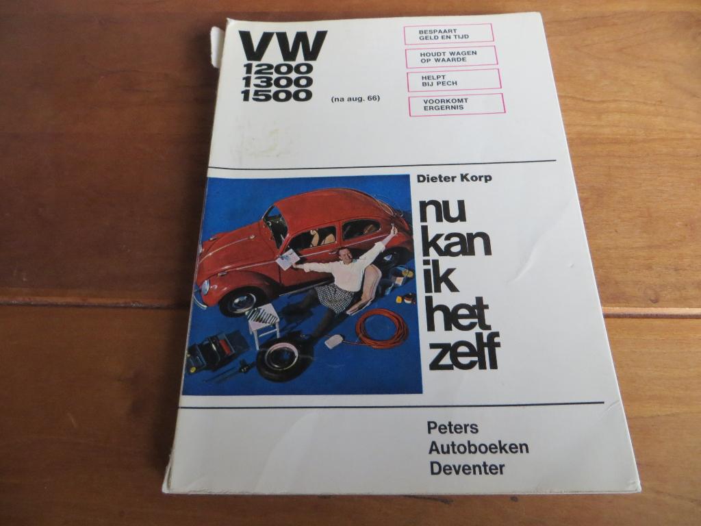 Nu kan ik het zelf vraagbaak Volkswagen Kever1200 1300 1500, Ophalen of Verzenden