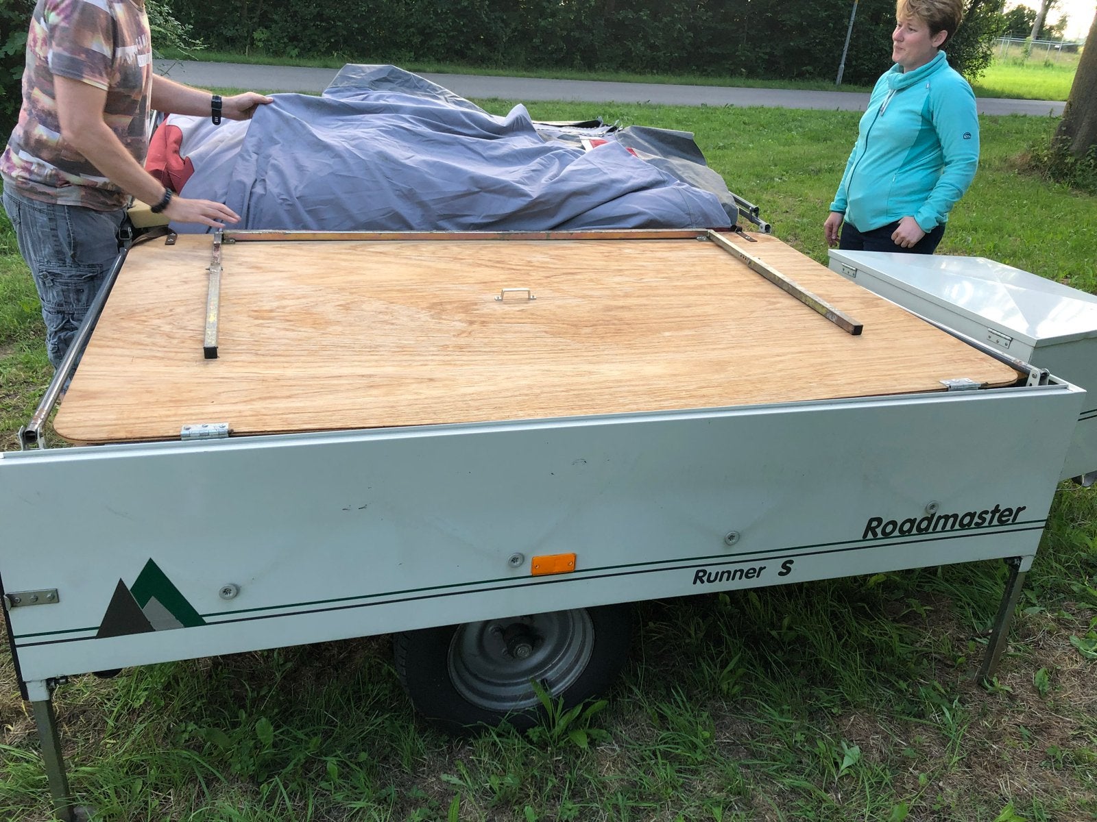 Roadmaster Runner S Vouwwagen - Compleet en Ruim, Aanwezig, Grijs, Tot en met 4, Ophalen
