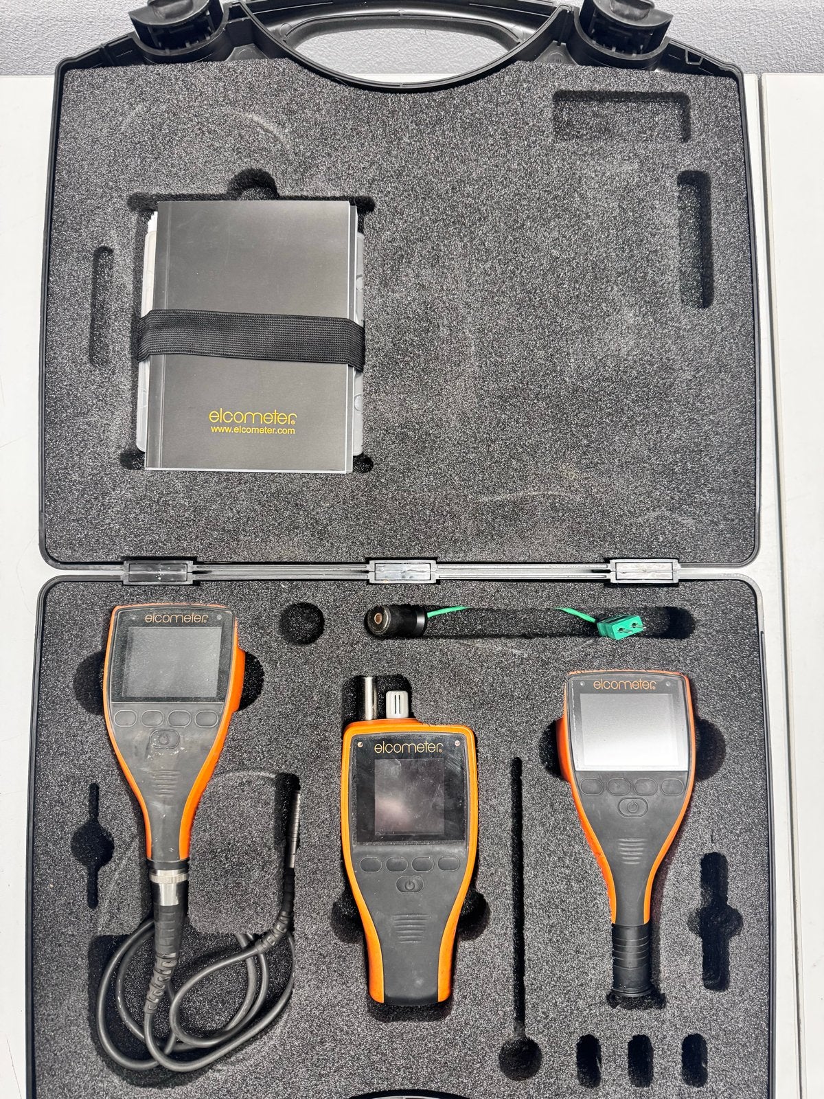 Elcometer E224 G319 A456 Coating Dikte Meters Set, Ophalen of Verzenden, Gebruikt, Overige meters