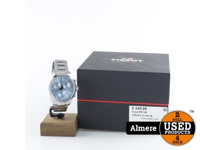 Tissot PR 100 T150.417.11.351.00, Tissot, Zo goed als nieuw, Support@tissot.com, Rue Louis-Joseph Chevalier 1
2002 NeuchÃ¢tel
Switzerland