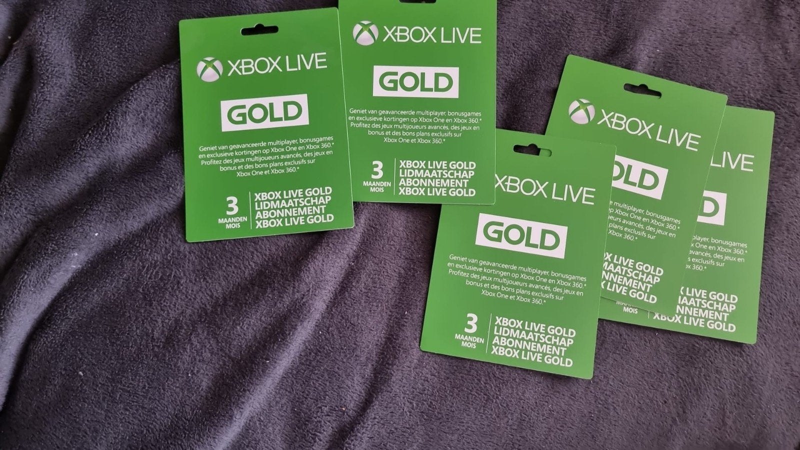 5x 3 maanden Xbox gold live!, Ophalen of Verzenden, Nieuw, Overige typen, Xbox Original