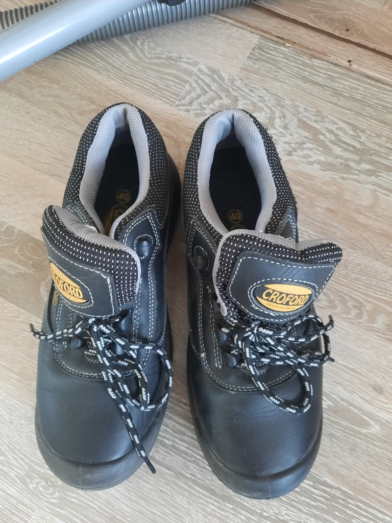 Werkschoenen, Ophalen, Zwart, Zo goed als nieuw, Werkschoenen