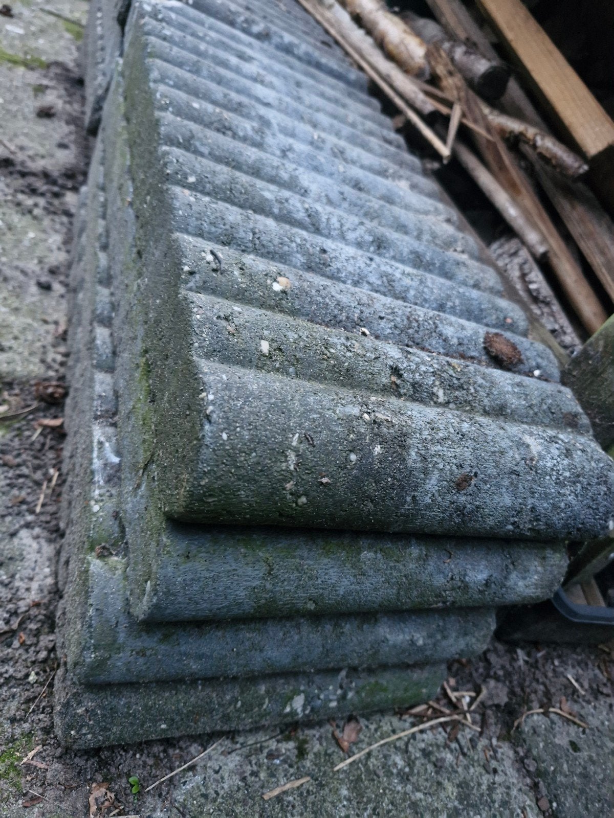 Betonnen palissadebanden voor tuin en border, Ophalen, Gebruikt, Minder dan 25 cm, Border