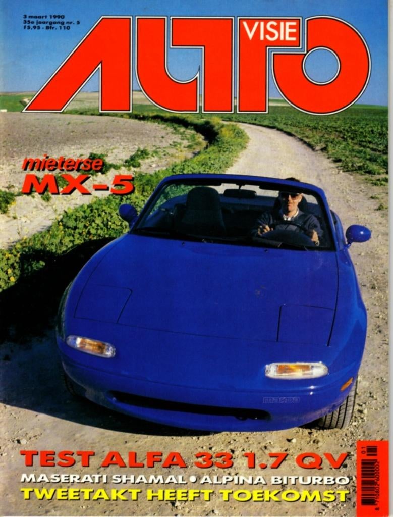Autovisie test Alfa 33 1.7 16V QV Maart 1990, Ophalen of Verzenden, Gelezen, Alfa Romeo