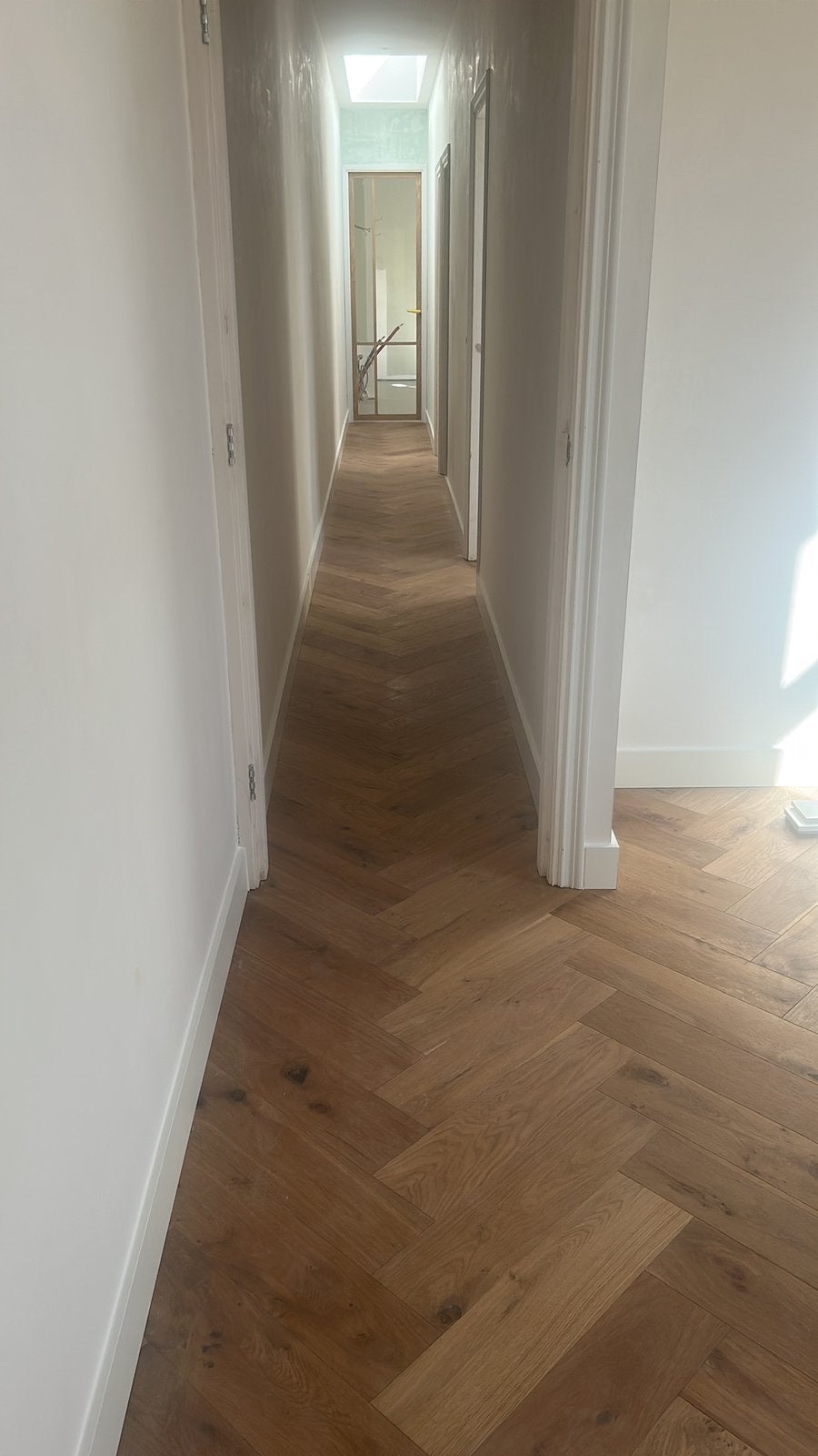 VLOERENLEGGER, PVC, LAMINAAT, EGALISEREN, PLINTEN, Ophalen of Verzenden, Zo goed als nieuw, 75 m² of meer, Laminaat