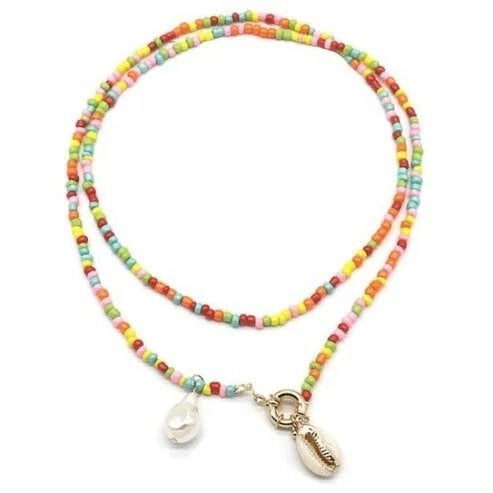 Lange ketting summer vibes, Overige materialen, Info@medase.nl, Medase, Nieuw