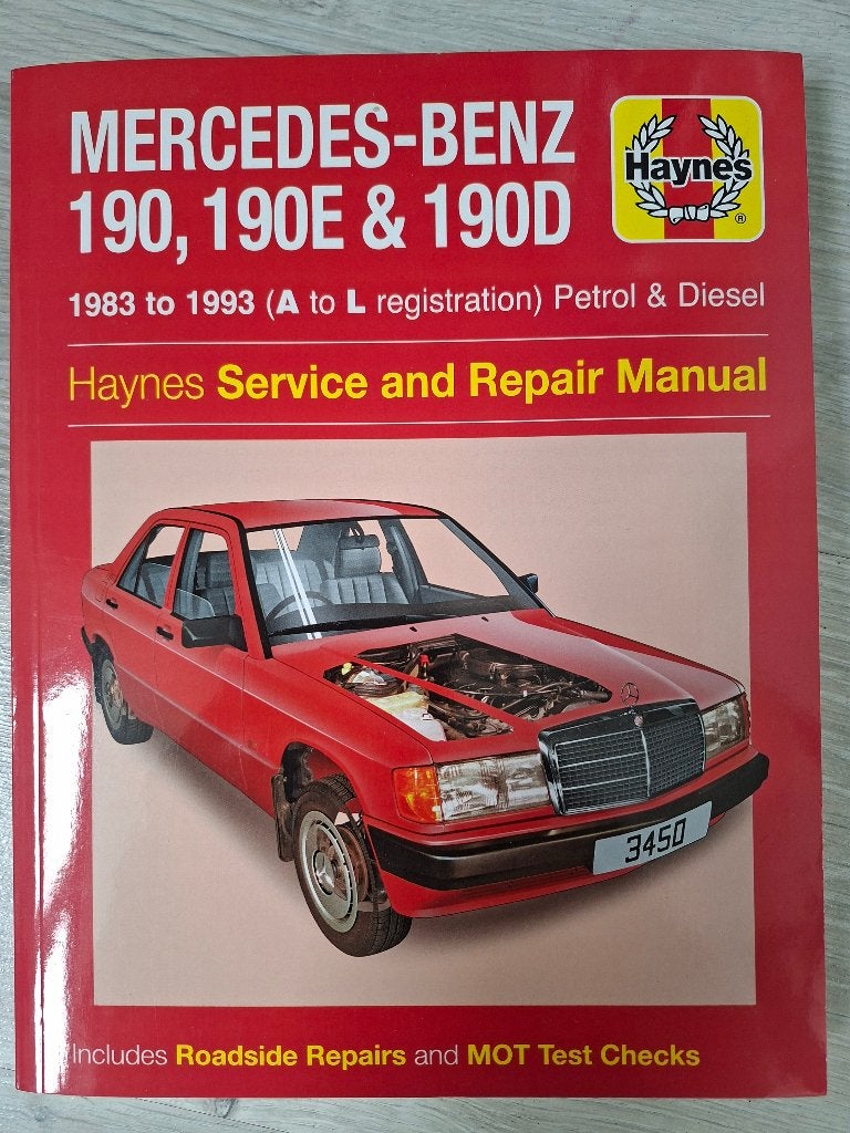Haynes werkplaatshandboek Mercedes 190, Ophalen of Verzenden