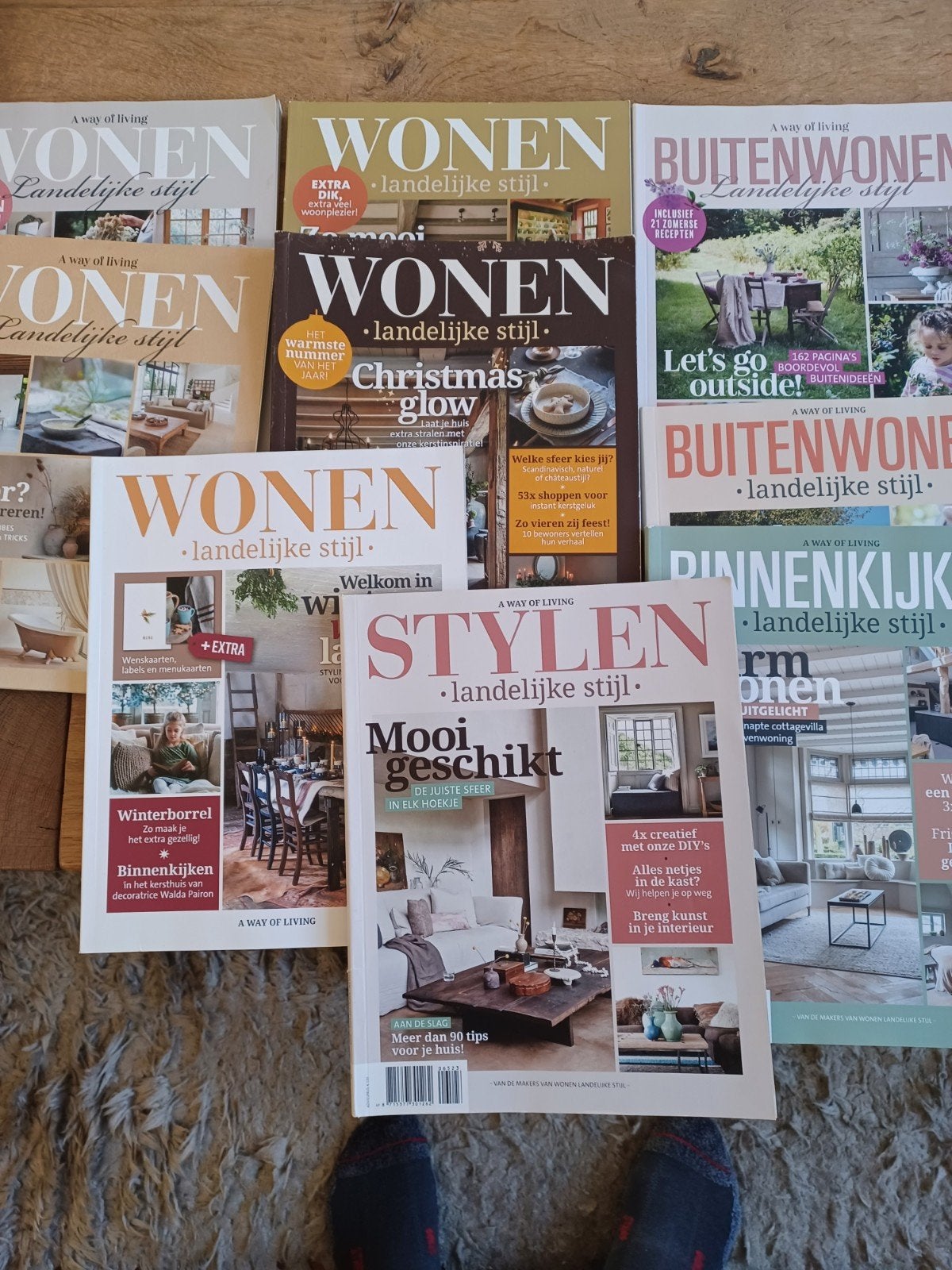9 woon tijdschriften, Boeken, Ophalen, Zo goed als nieuw