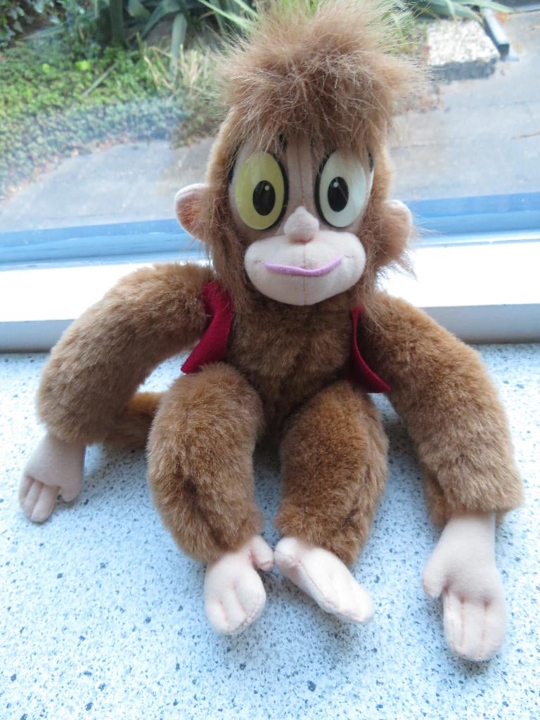 Aap Abu Walt Disney Company Alladin merk Arcotoys Mattel, Ophalen of Verzenden, Gebruikt, Aap, Met label