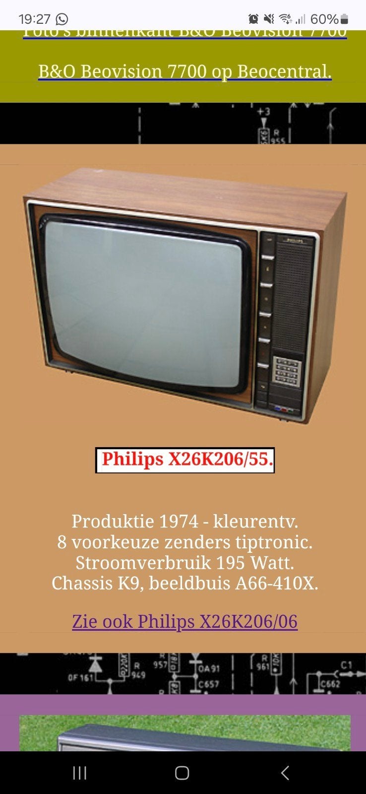 vintage tv Philips, Ophalen