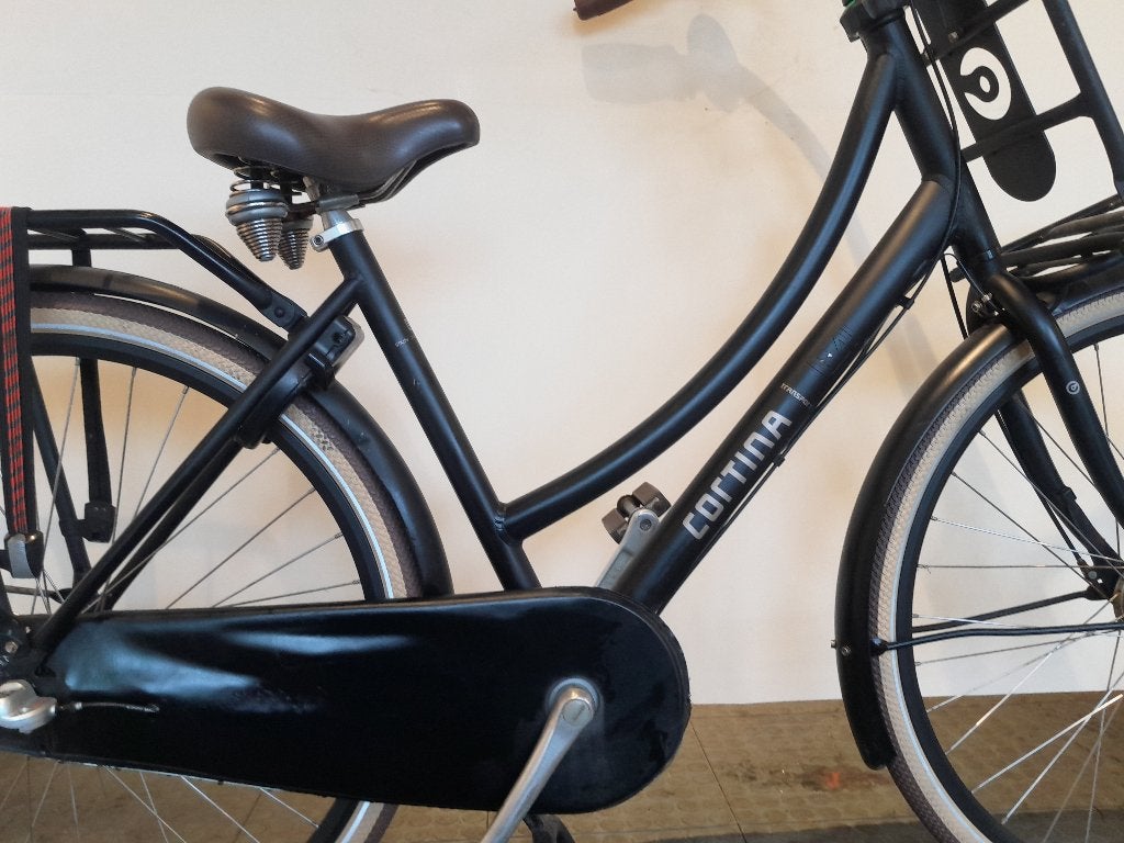 28 inch Cortina U4 Transport met 3 versnellingen/ naafdynamo, Terugtraprem, -, -, Versnellingen