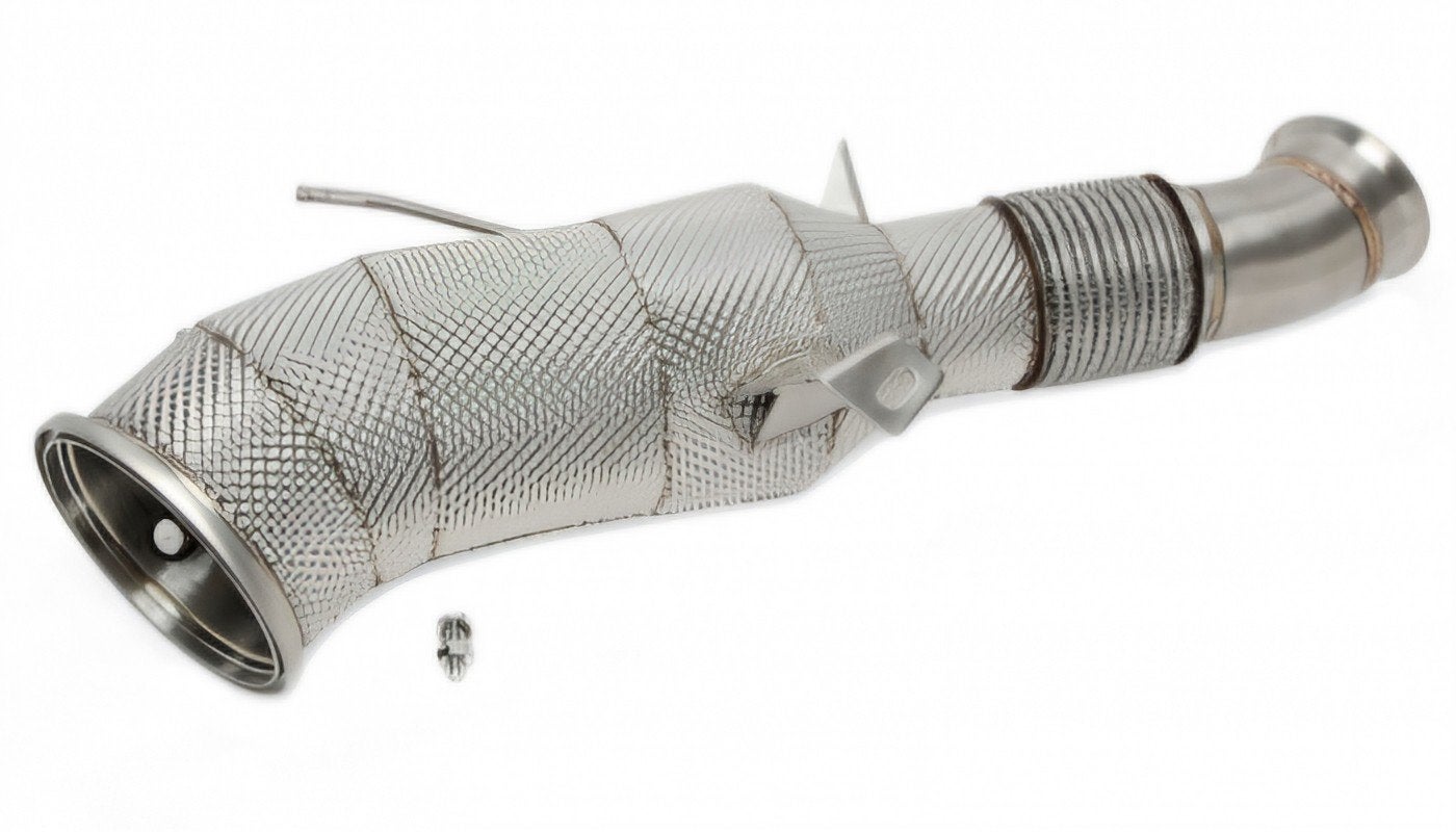 Uitlaat downpipe 200 cells BMW X5 G05 LCI 40IX B58 2023+ ZIE, Ophalen of Verzenden, PERFORMANCE-EXHAUST.NL, INFO@PERFORMANCE-EXHAUST.NL