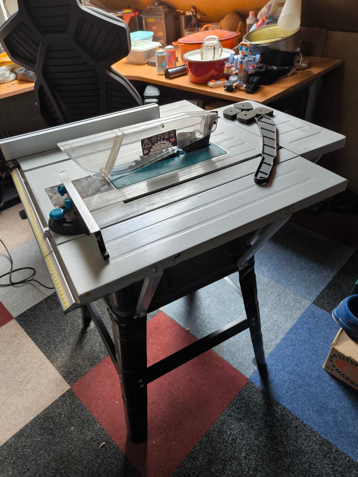 Topcraft Zaagtafel - Krachtige en Nauwkeurige Tafelzaag, Doe-het-zelf en Verbouw, Gereedschap | Zaagmachines, Ophalen, Gebruikt
