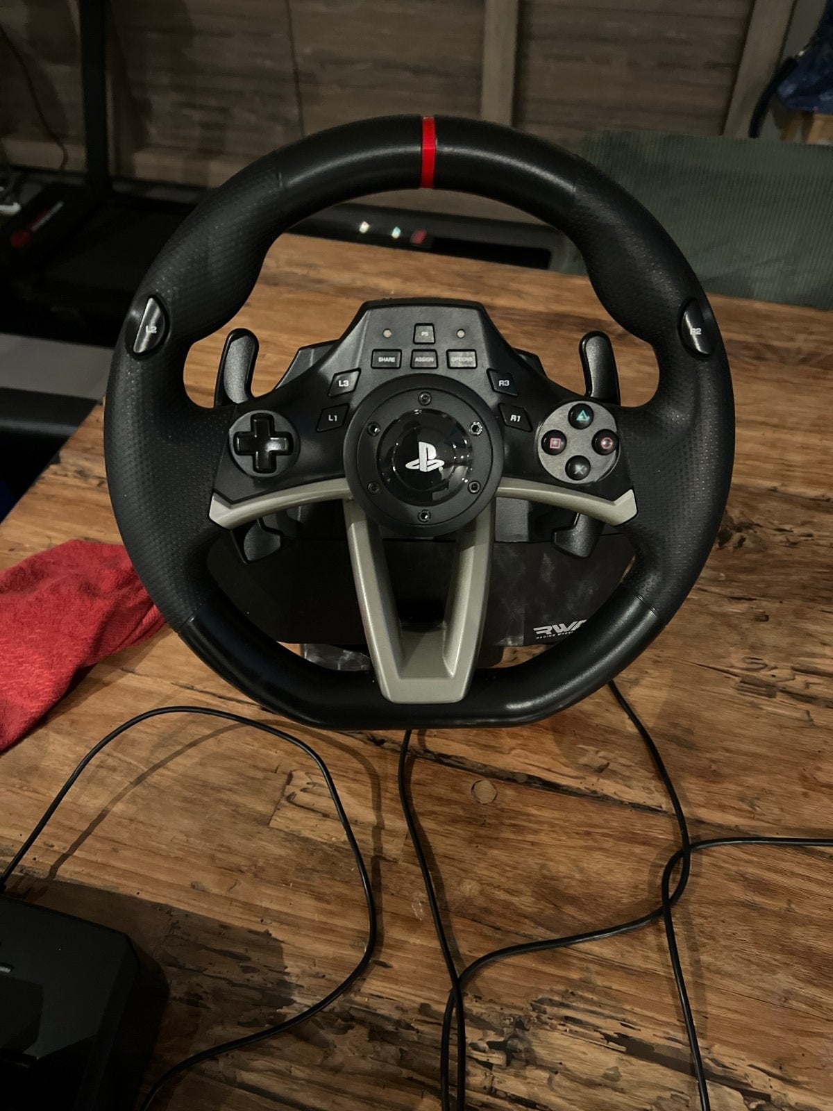 Hori Racing Wheel Apex voor PS4/PS3 - Zo goed als nieuw, Ophalen, Zo goed als nieuw, Stuur of Pedalen, PlayStation 4