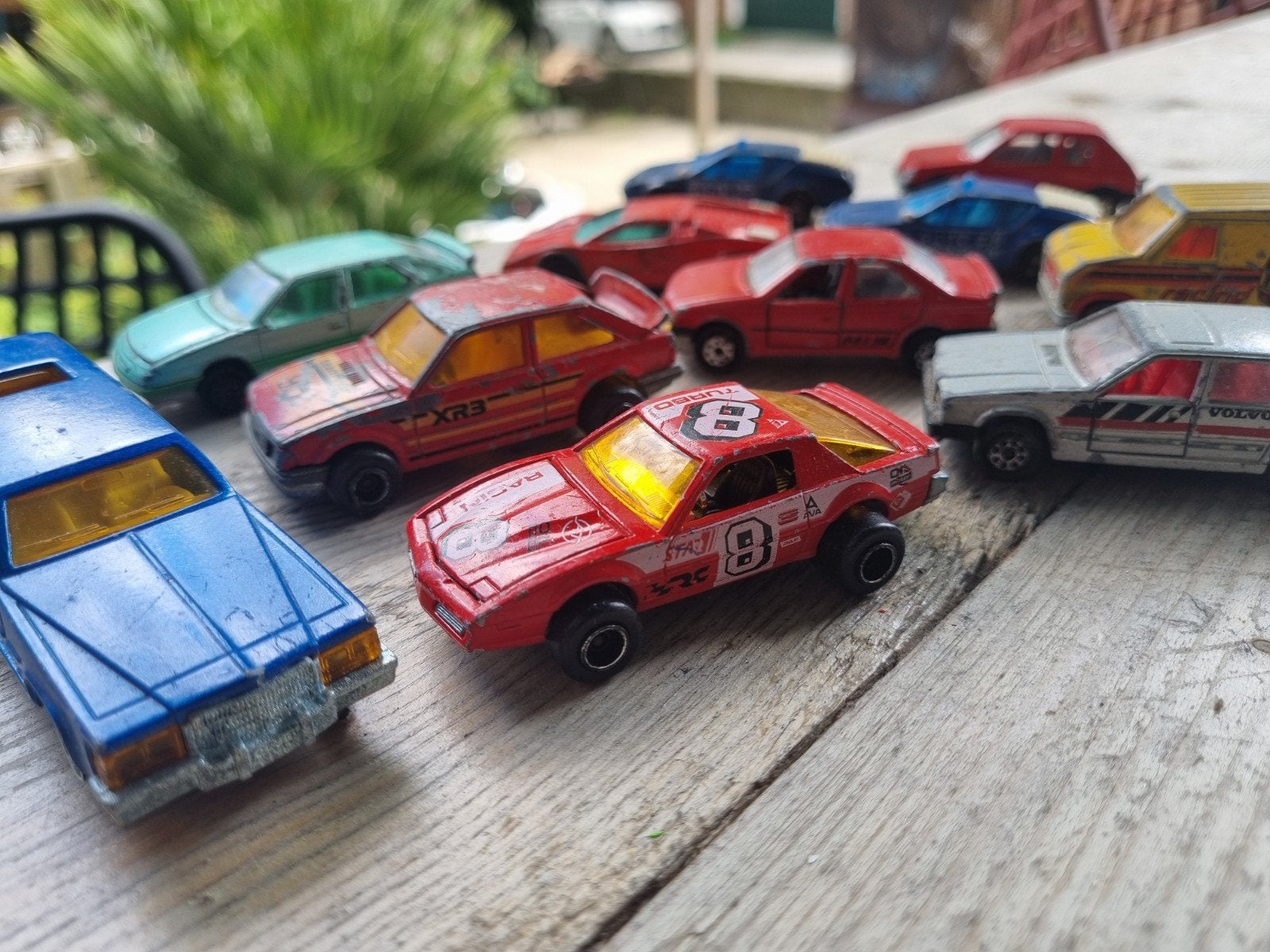 Verzameling van diverse jaren 80 Majorette auto's, Ophalen, Gebruikt
