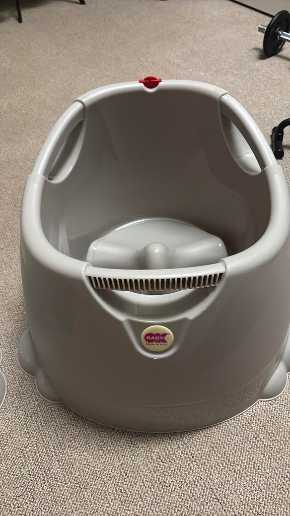 Ok Baby Douchezit Opla Lichtgrijs, Kinderen en Baby's, Badjes en Verzorging, Ophalen, Zo goed als nieuw, Badje