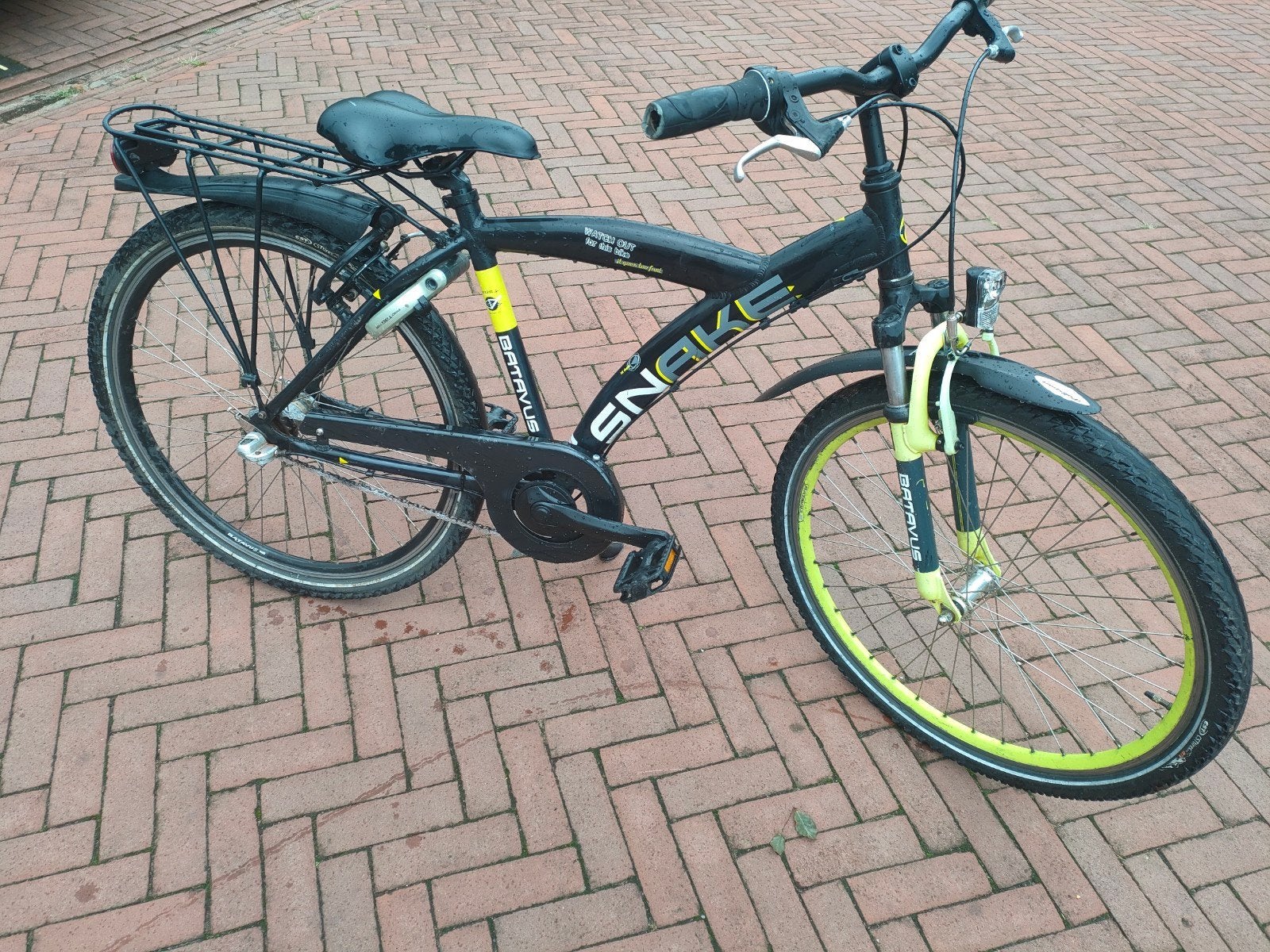 Batavus snake fiets 26 inch met 3 versnelling, Terugtraprem, Versnellingen, Batavus Snake Alpina Trial Yabber cube bulls loekie sparta