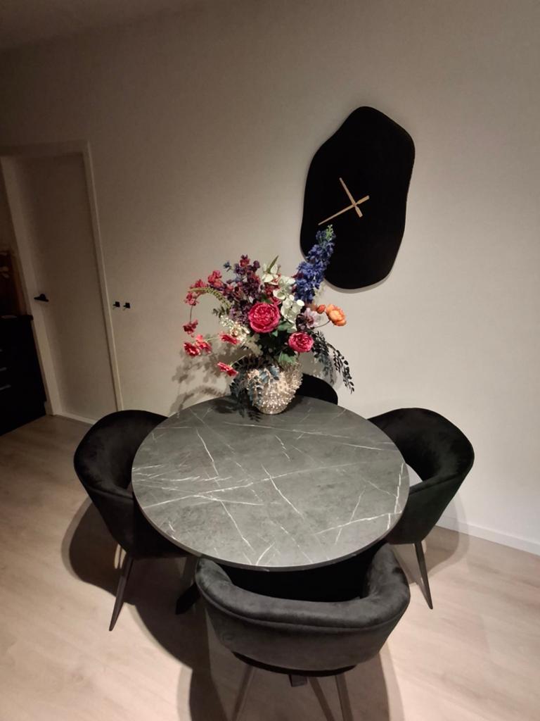 ** EETTAFEL  ROND**, Rond, Ophalen of Verzenden, Zo goed als nieuw, Vier personen