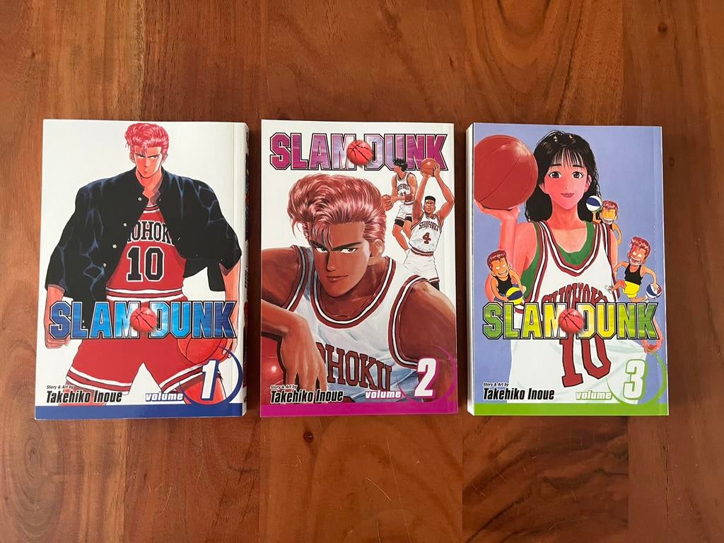 Slam Dunk Vol. 1-3 ENG, Meerdere comics, Ophalen of Verzenden, Zo goed als nieuw, Japan (Manga)
