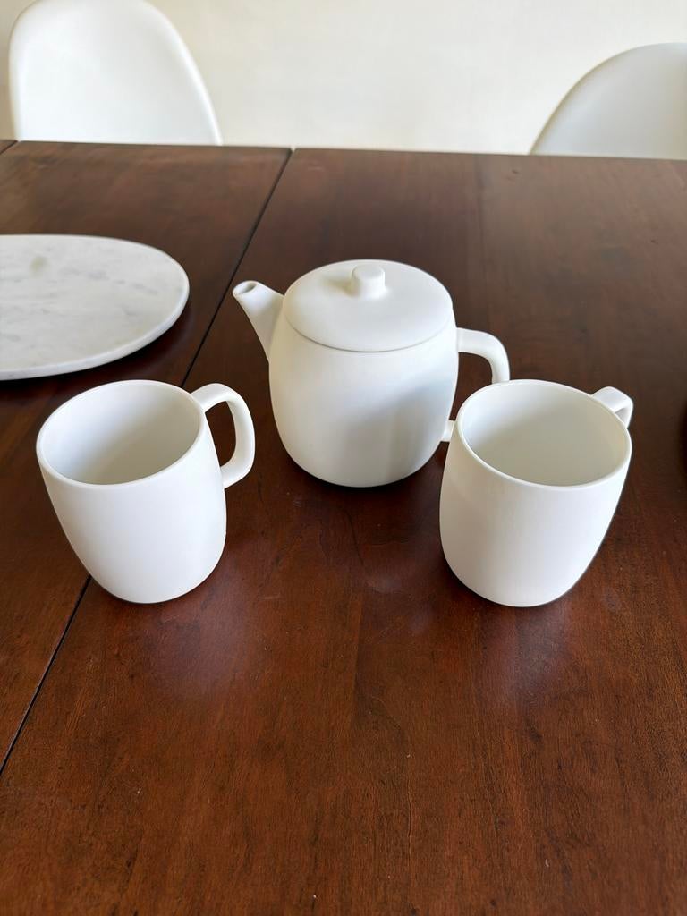 Serax Theepotje  en mokken Vincent Van Duysen - Nieuw, Huis en Inrichting, Keuken | Servies, Nieuw, Overige typen, Effen, Keramiek