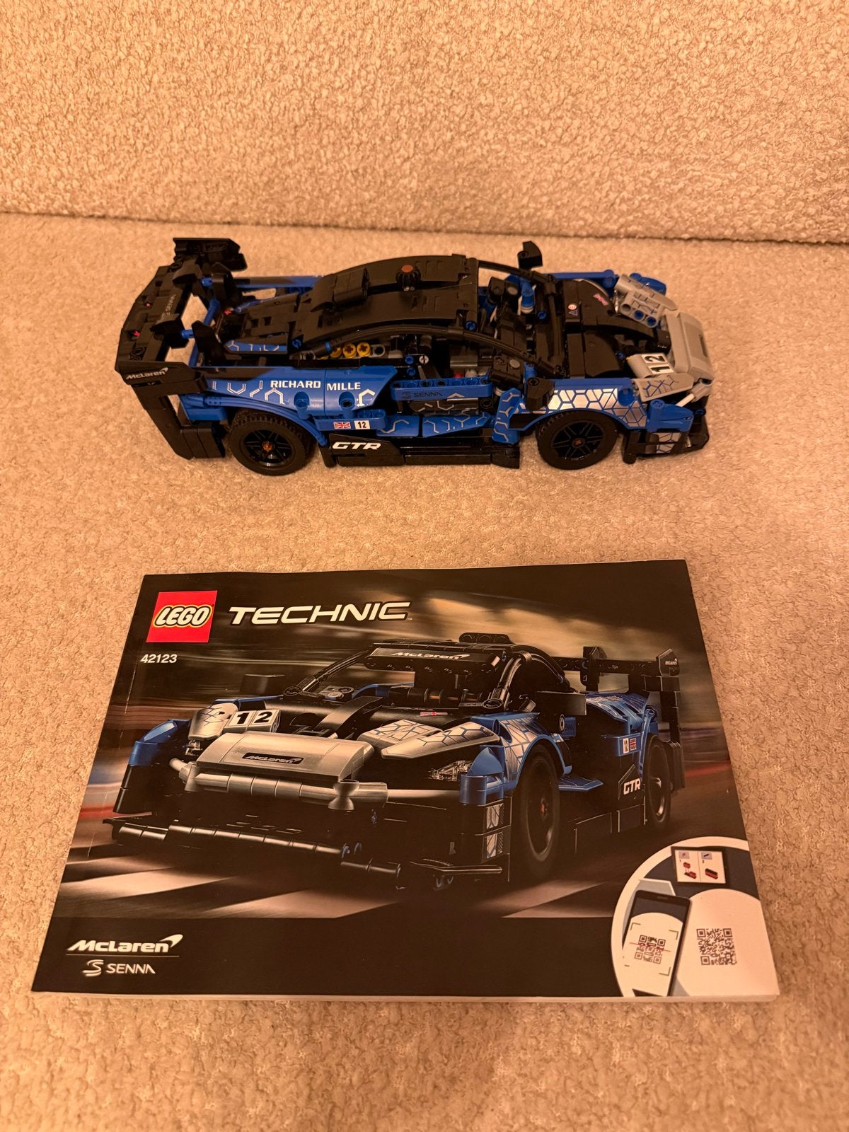 LEGO Technic McLaren Senna GTR (42123) - Zo goed als nieuw, Ophalen of Verzenden, Zo goed als nieuw, Overige merken