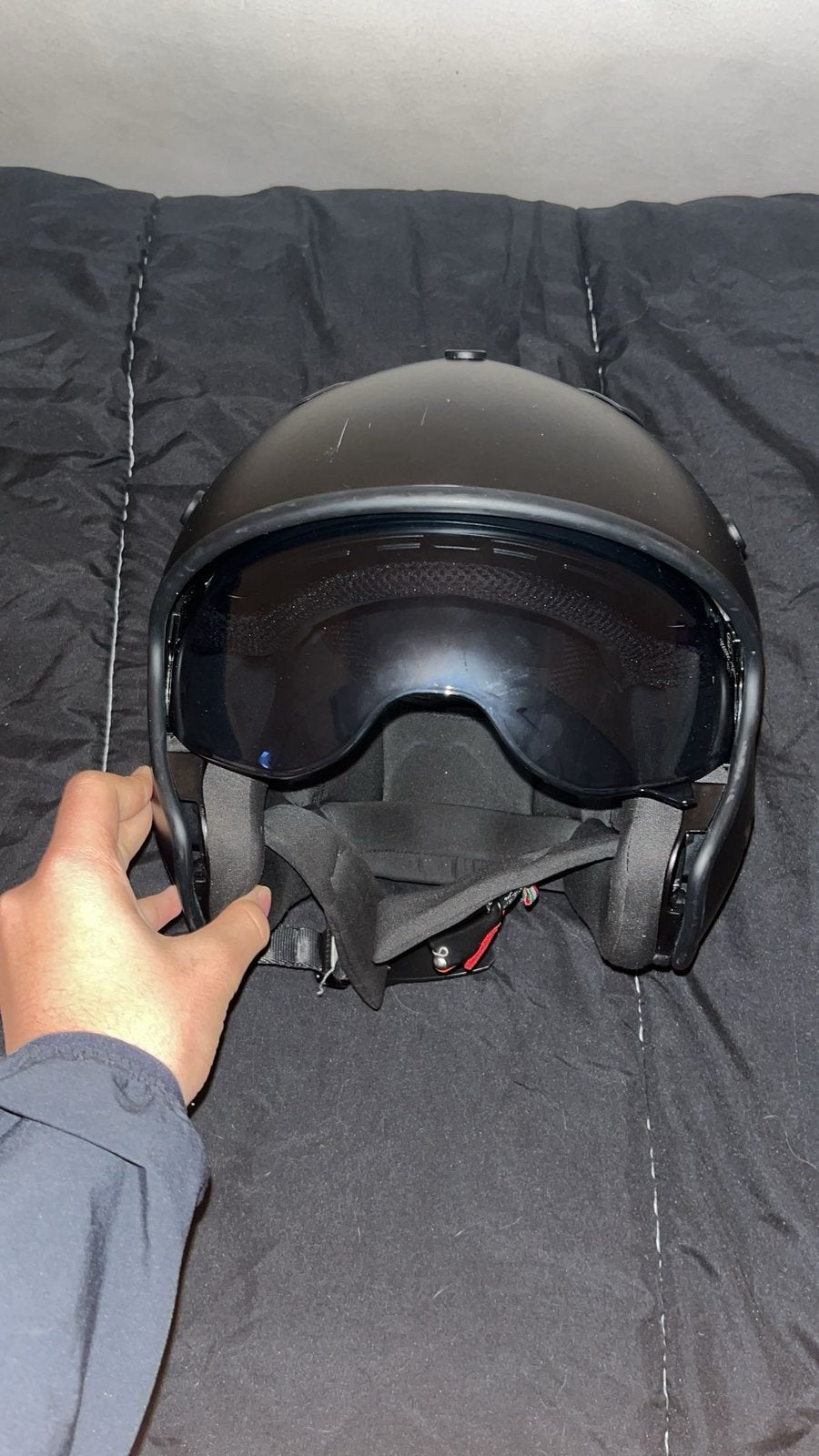 Vito scooter helm, Fietsen en Brommers, Ophalen, Nieuw, Medium