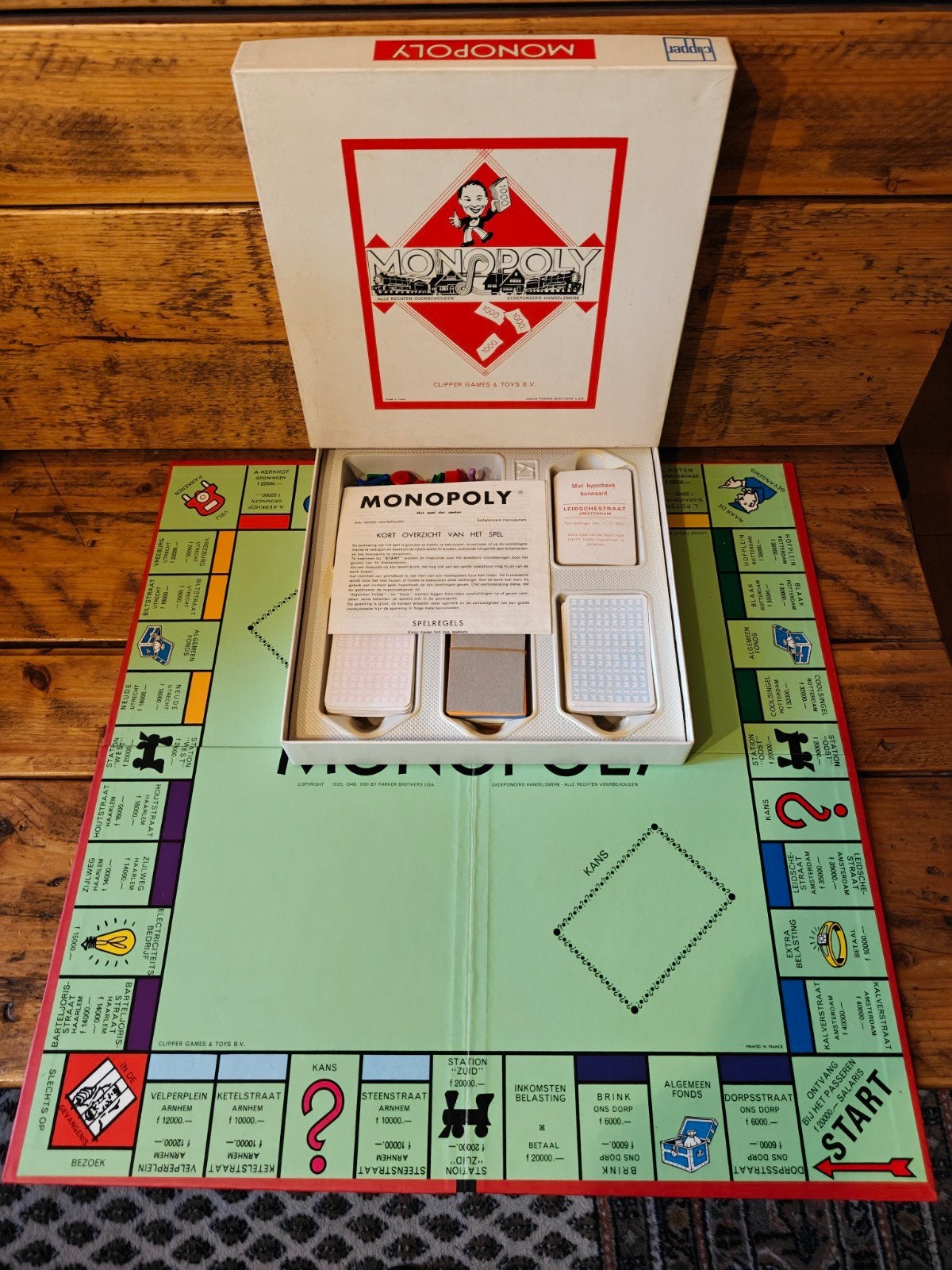 3 X Monopoly vintage., Ophalen of Verzenden, Clipper., Clipper., Parker Brothers.