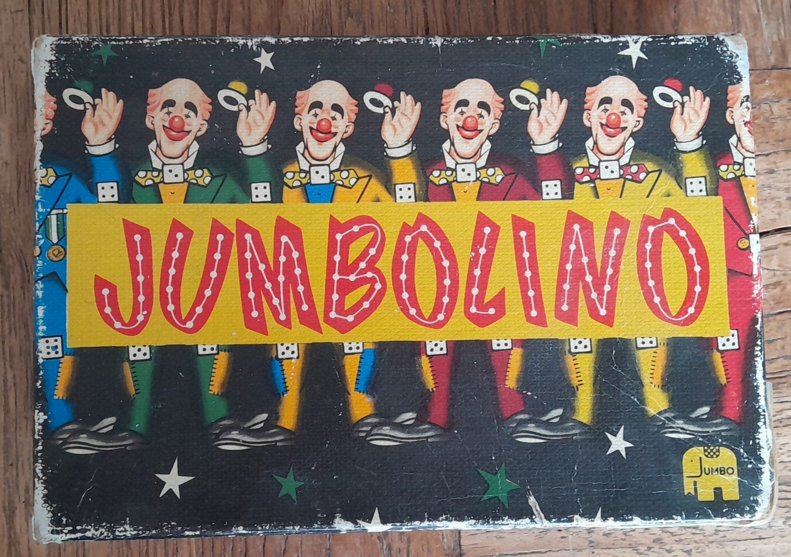 Jumbolino bordspel - Vintage Jumbo clown puzzel, Drie of vier spelers, Ophalen of Verzenden, Gebruikt, Jumbo