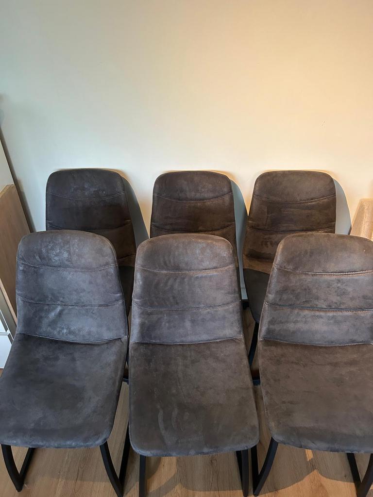 6 stoelen, Huis en Inrichting, Stoelen, Ophalen, Zo goed als nieuw, Vijf, Zes of meer stoelen