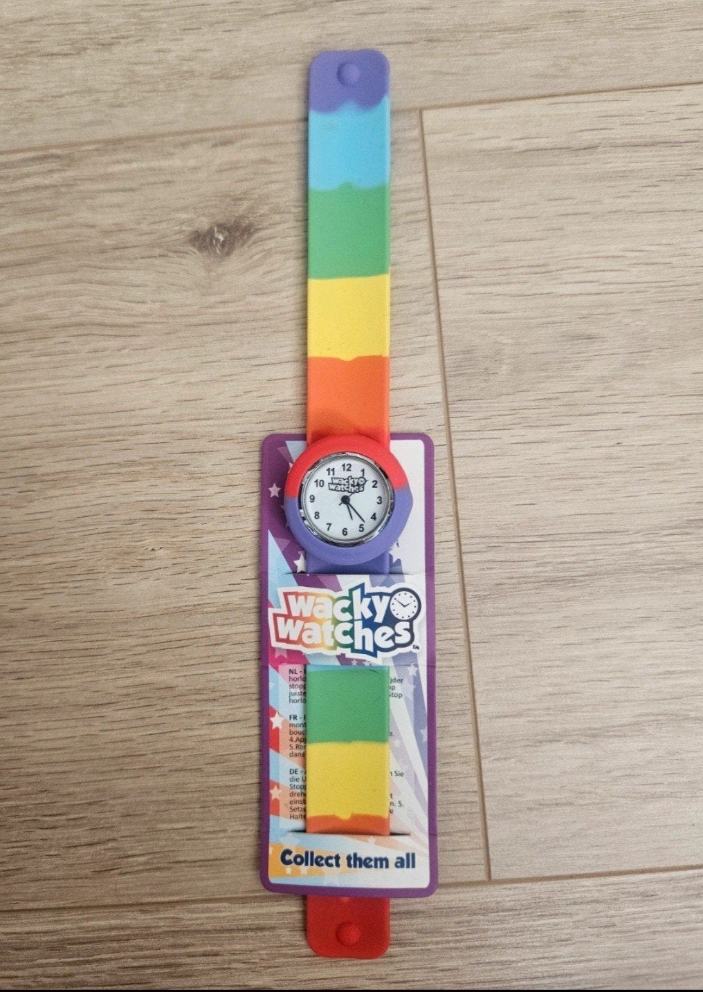 Wacky Watches Regenboog Horloge voor Kinderen Nieuw, Ophalen of Verzenden, Nieuw, Meerkleurig, Jongen of Meisje