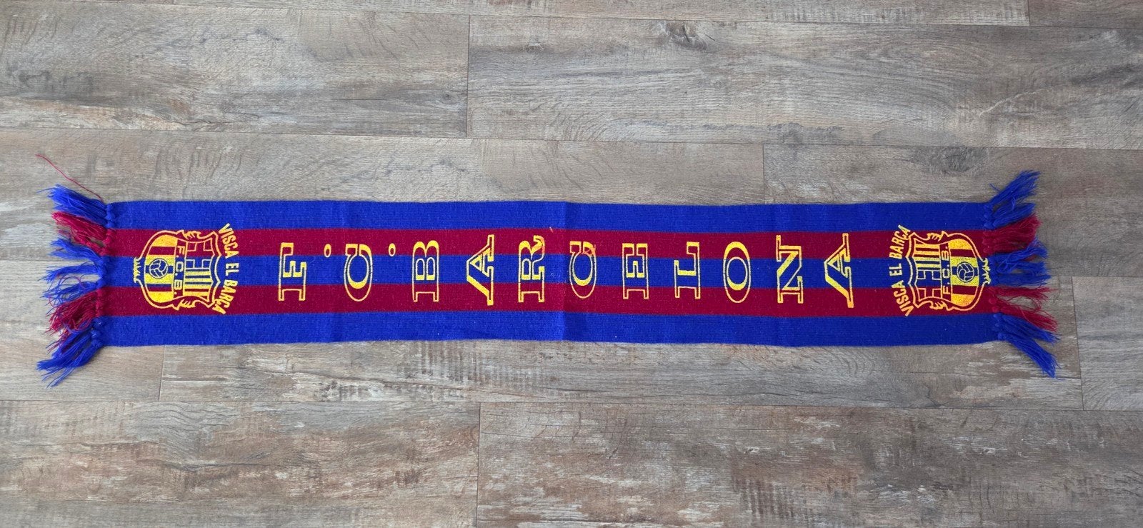 Sjaal FC Barcelona, Ophalen of Verzenden, Zo goed als nieuw, Buitenlandse clubs, Vaantje of Sjaal