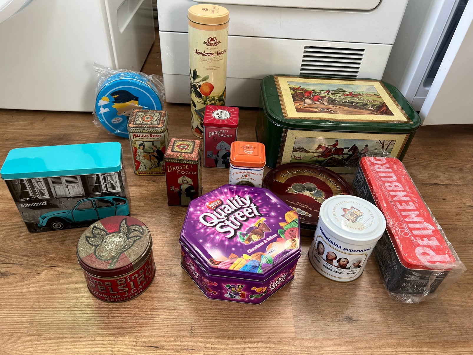 Diverse blikken (oud, brocante en nieuwe) 13 stuks, Ophalen of Verzenden, Overige