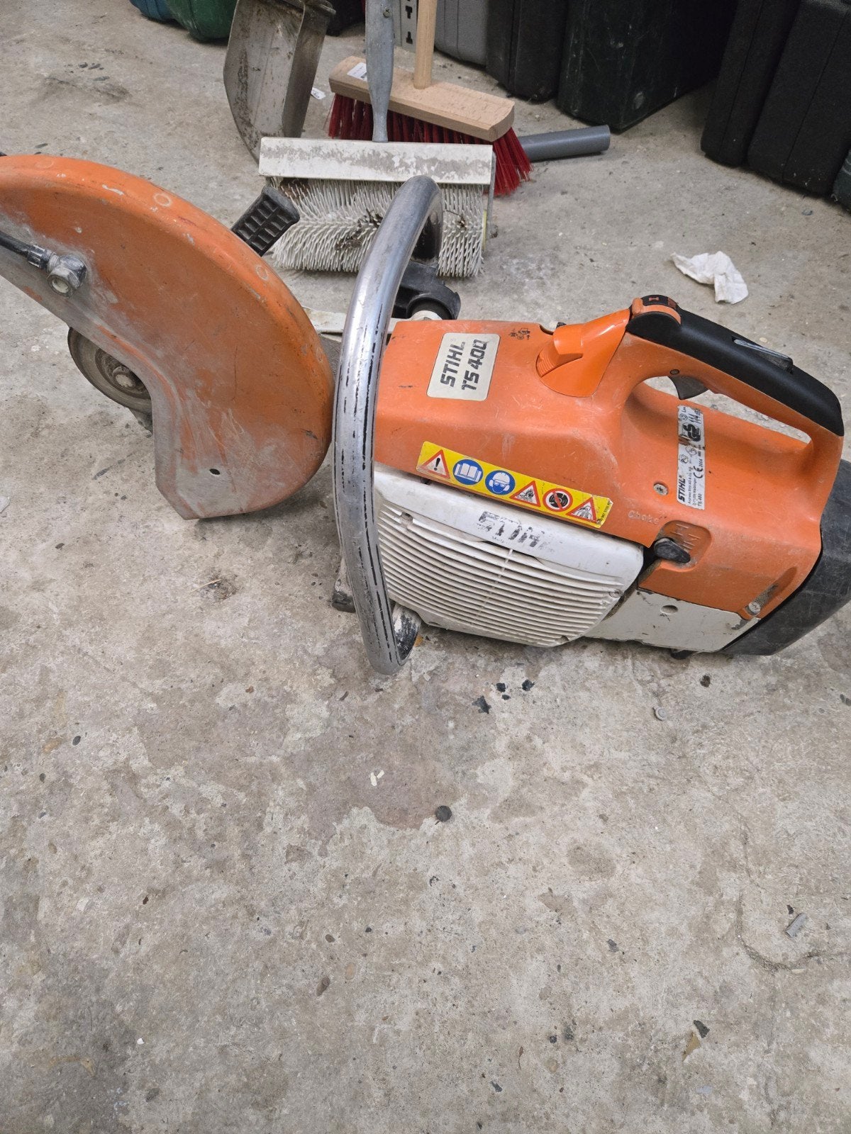 Stihl TS 400 doorslijper - 2 jaar geleden werkend weggezet, Doe-het-zelf en Verbouw, Ophalen, Gebruikt, Overige typen, Stihl