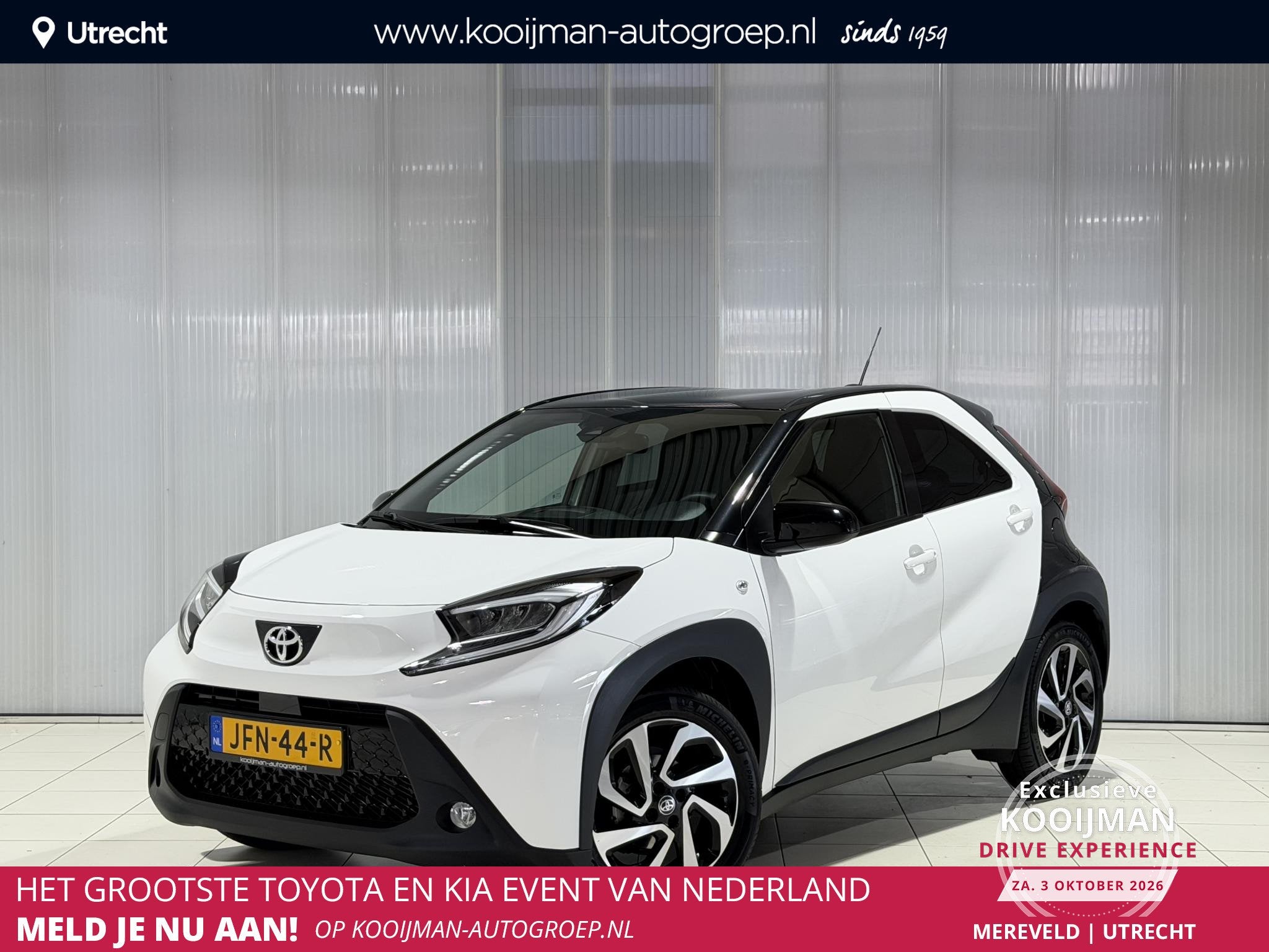 Toyota Aygo X 1.0 VVT-i S-CVT Pulse Dealer onderhouden Autom, Dealer onderhouden, Stof, Gebruikt, Euro 6