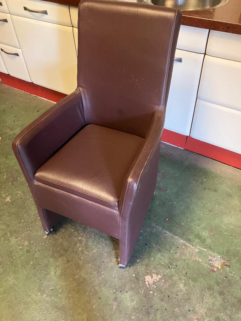 eetkamer stoelen, Ophalen, Bruin, Zo goed als nieuw, Vijf, Zes of meer stoelen