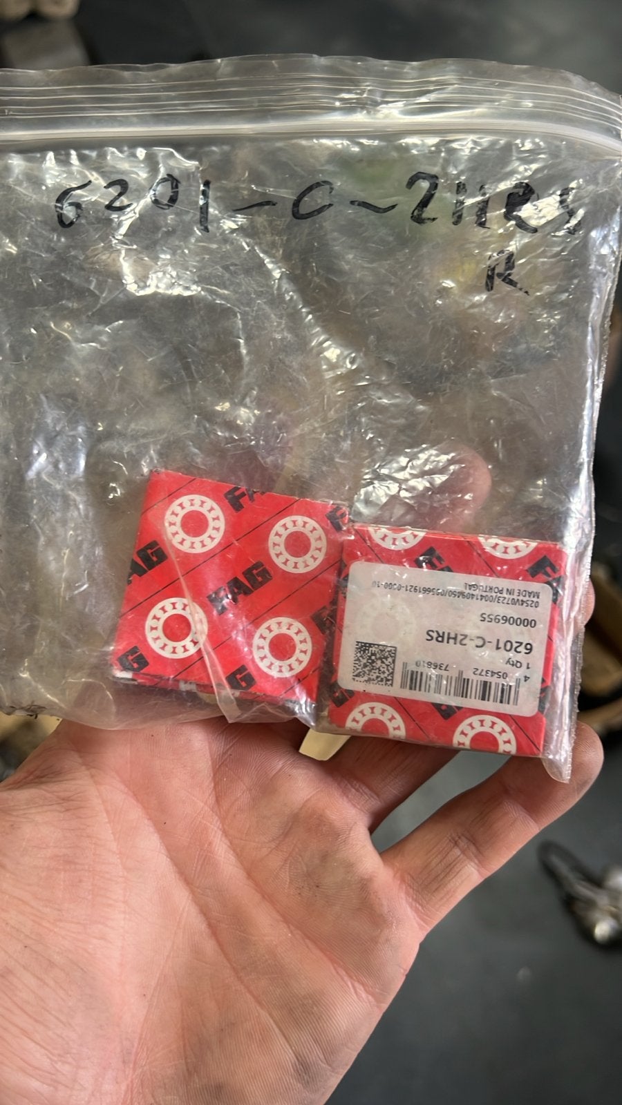 FAG 6201-C-2HRS Kogellager - Nieuw in verpakking, Ophalen