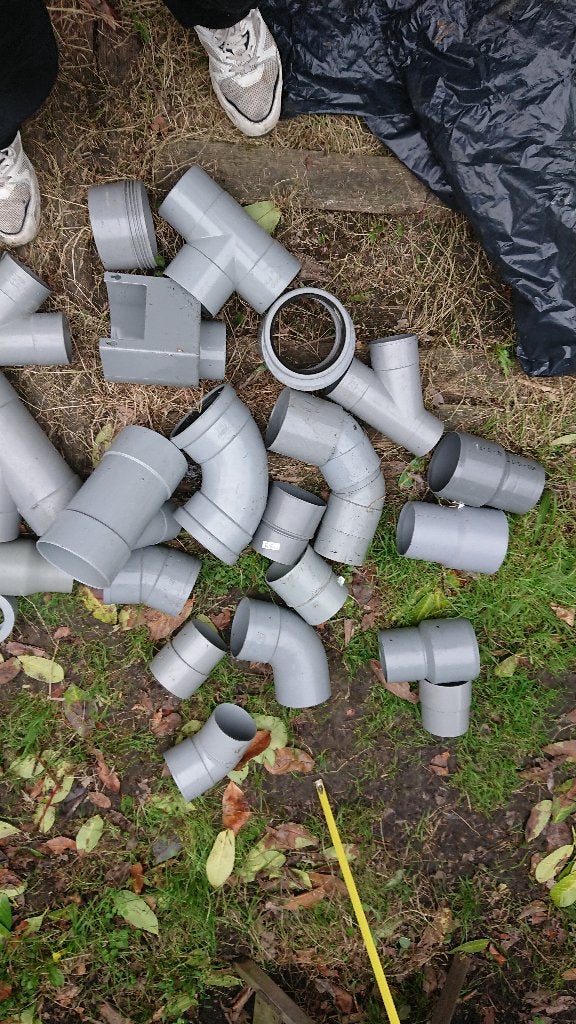 PVC afvoerbuizen en hulpstukken  - Diverse maten, Ophalen, Nieuw, Overige typen