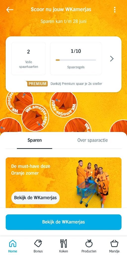 AH WK Badjas zegels, Albert Heijn, Ophalen of Verzenden