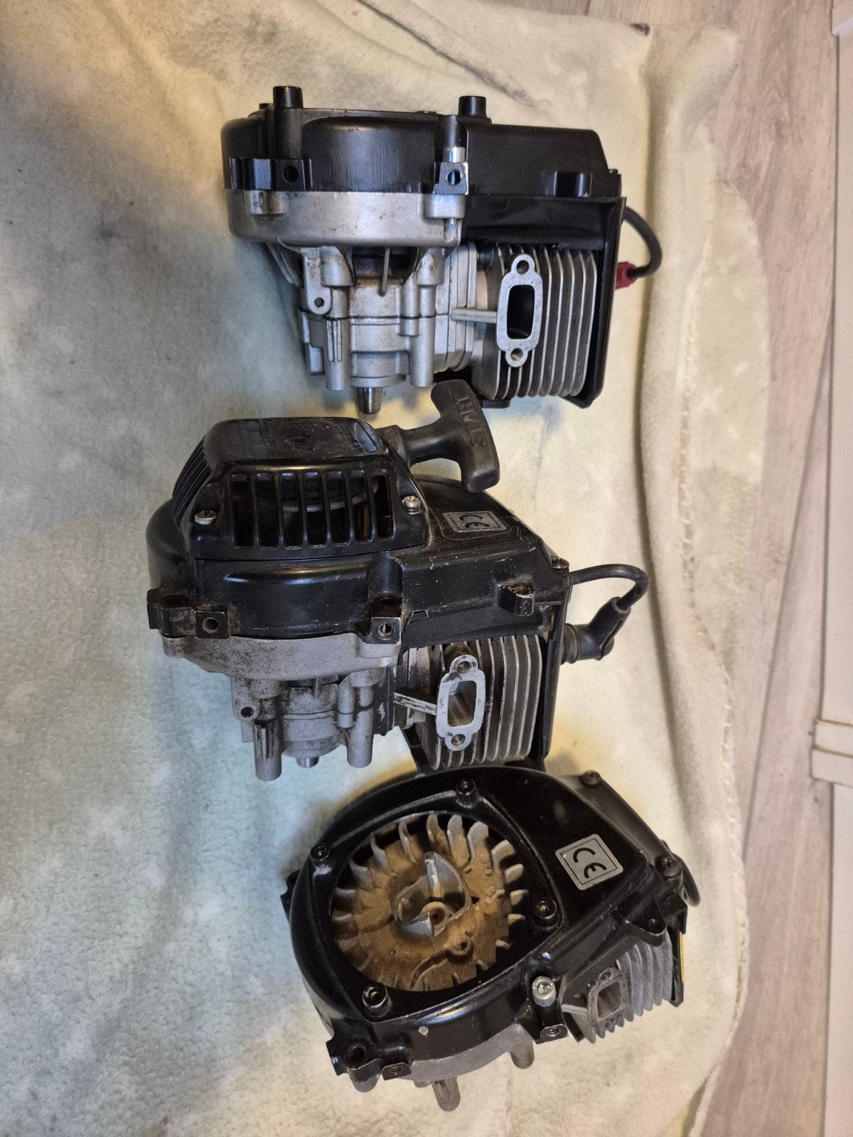 3 benzine bigscale motoren, Ophalen of Verzenden, Overige schalen, Benzine, Onderdeel