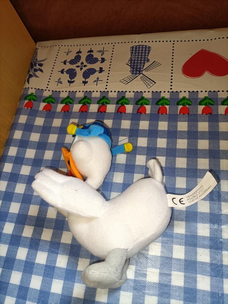 KLM meeuw knuffeltje 16 cm, Ophalen of Verzenden, Zo goed als nieuw, Overige typen